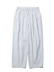 画像1: COOTIE   Check Weather Cloth 2 Tuck Easy Pants (Sax) (1)