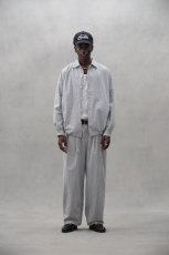 画像2: COOTIE   Check Weather Cloth 2 Tuck Easy Pants (Sax) (2)