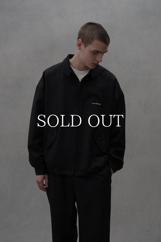 COOTIE PRODUCTIONS Polyester Twill Drizzler Jacket (Black) CTE
