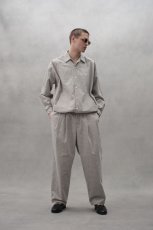 画像2: COOTIE   Check Weather Cloth 2 Tuck Easy Pants (Gray) (2)