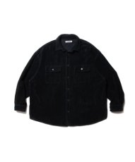 画像1: COOTIE   Garment Dyed Cotton Boa Error Fit CPO Jacket (Black) (1)