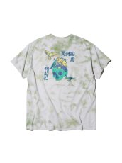 画像2: RADIALL  SUZUME - CREW NECK T-SHIRT S/S (Green Tie-Dye) (2)