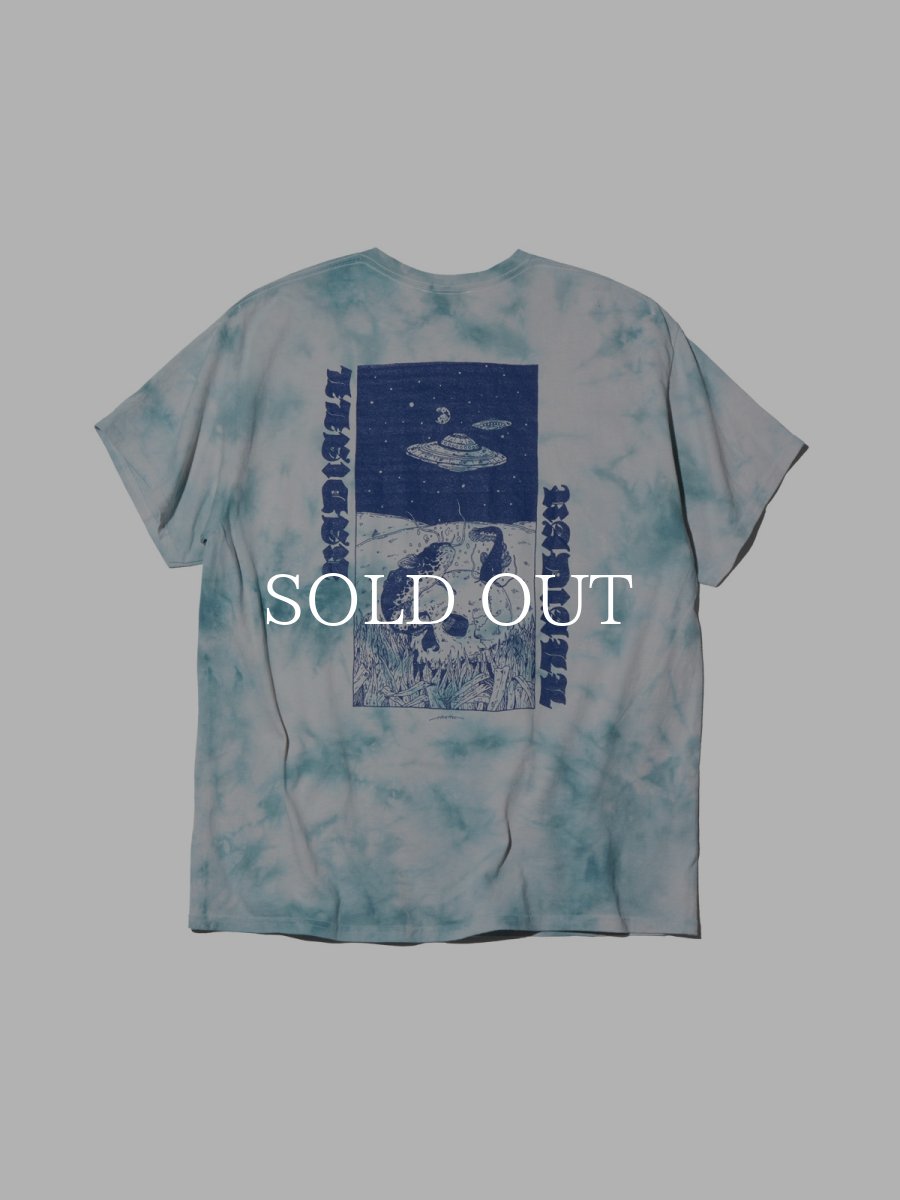 画像2: RADIALL  NAMAZU - CREW NECK T-SHIRT S/S (Blue Tie-Dye) (2)
