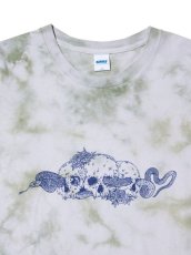 画像3: RADIALL  SUZUME - CREW NECK T-SHIRT S/S (Green Tie-Dye) (3)