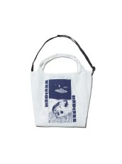 画像1: RADIALL  NAMAZU - PACKABLE TOTE BAG (White) (1)