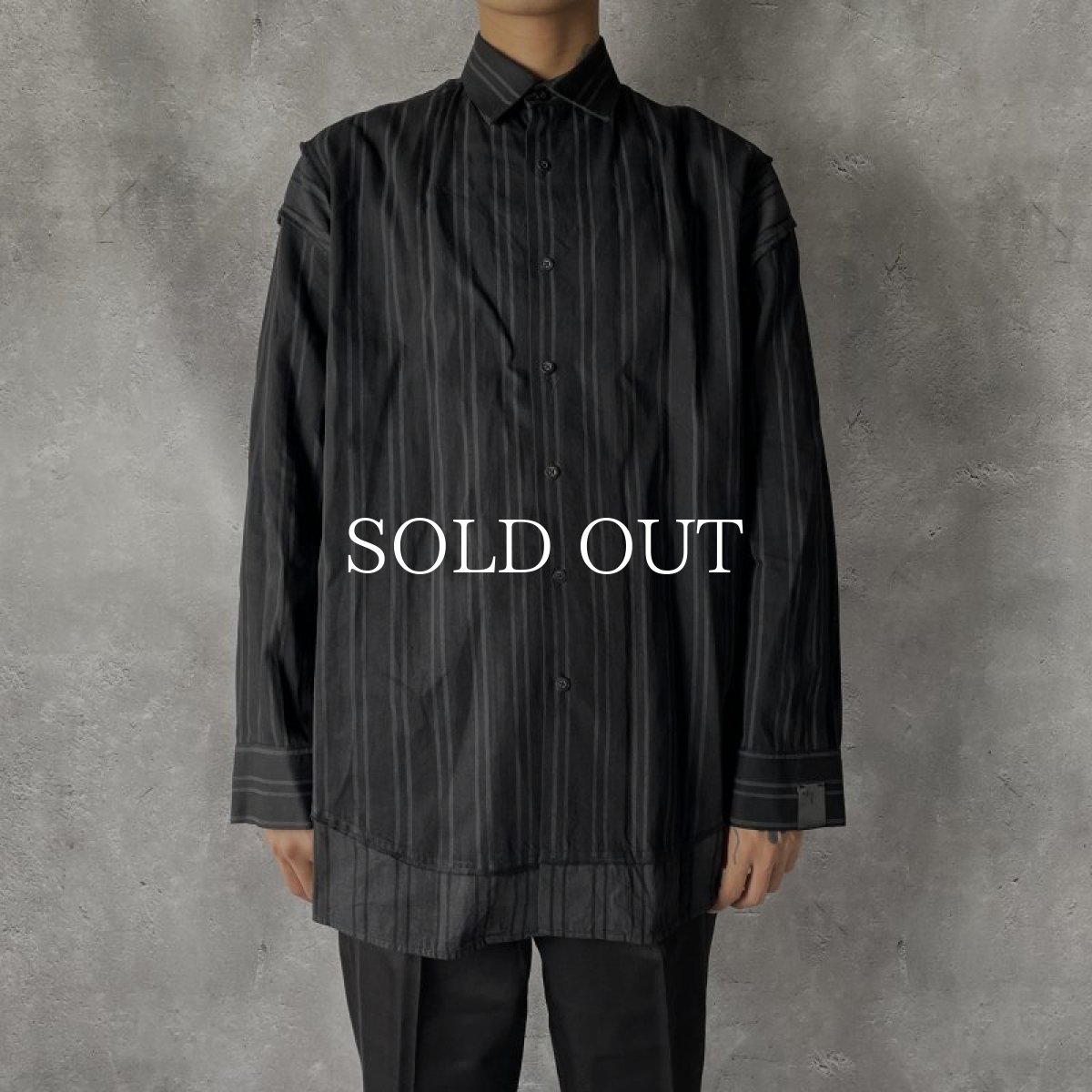 画像8: MINEDENIM  BD.Discharge Stripe NHW SH (BUS) (8)