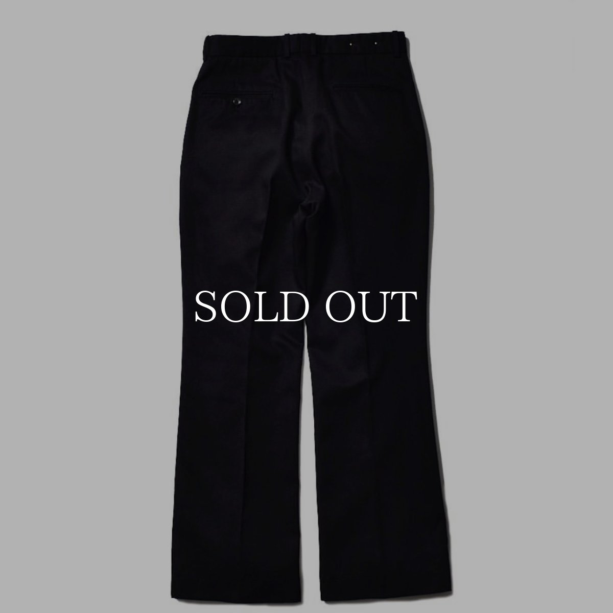 画像2: MINEDENIM  T.W Denim NHW Flare TRS (BLK) (2)