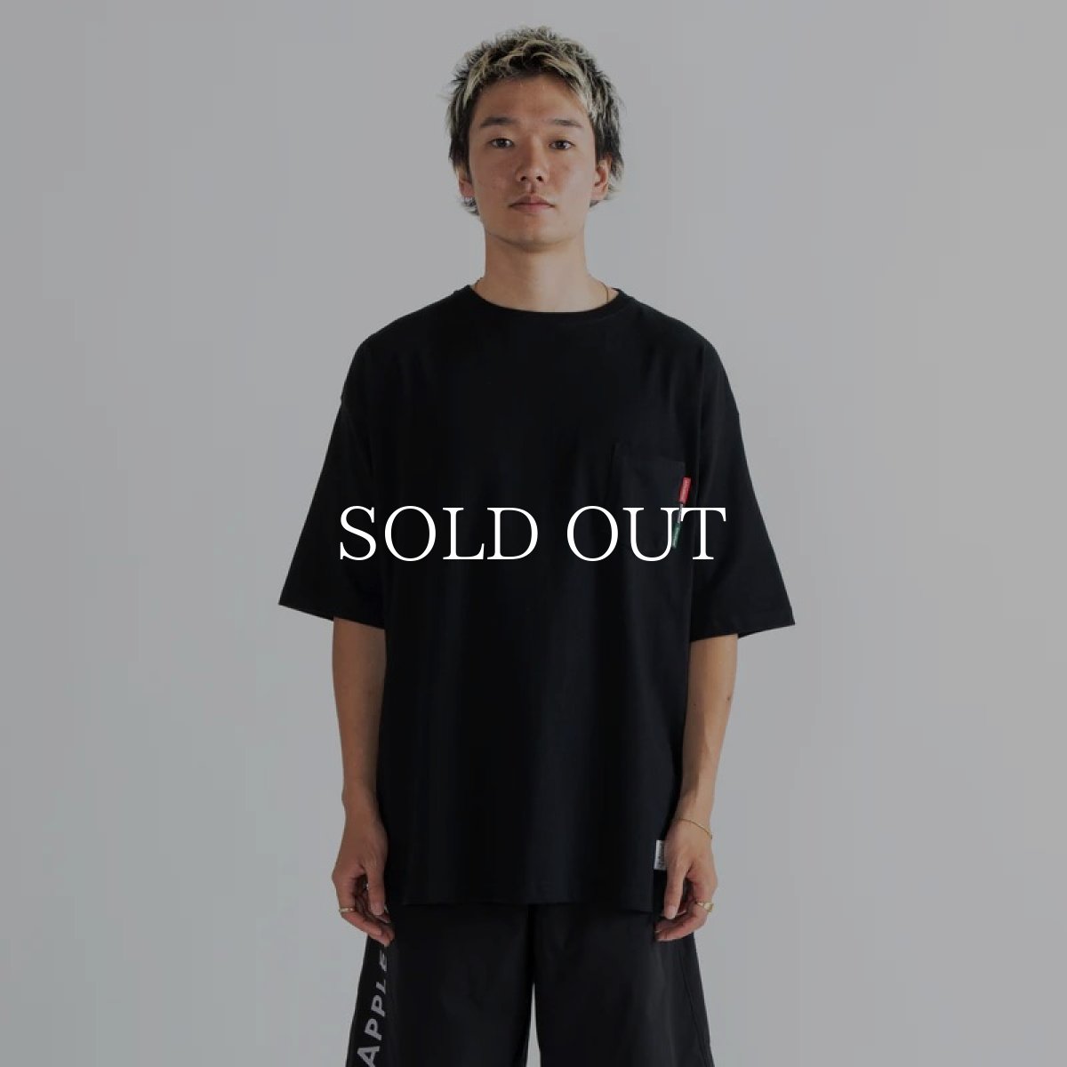 画像6: APPLEBUM  “Piece Names”Big Pocket T-shirt (Black) (6)