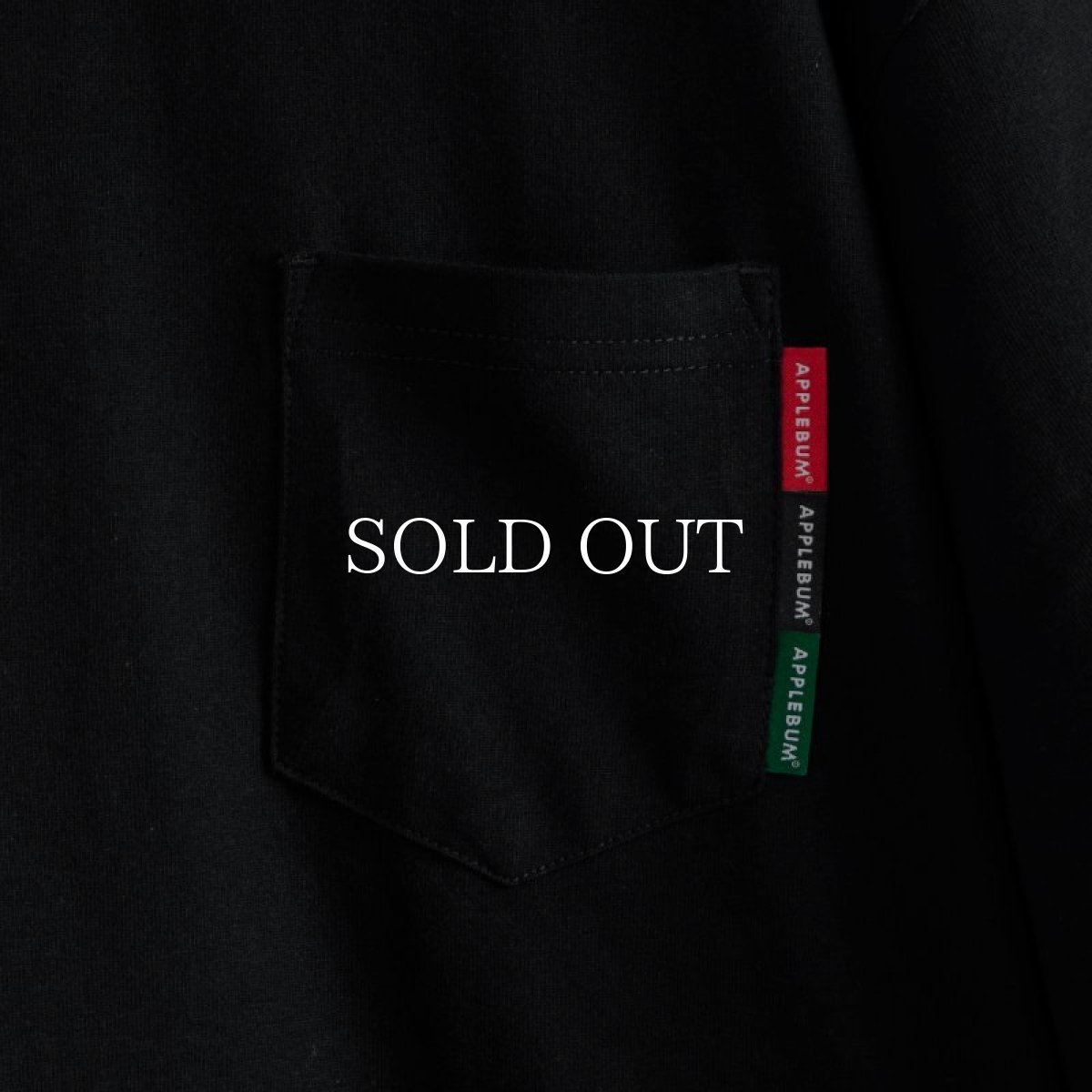 画像3: APPLEBUM  “Piece Names”Big Pocket T-shirt (Black) (3)