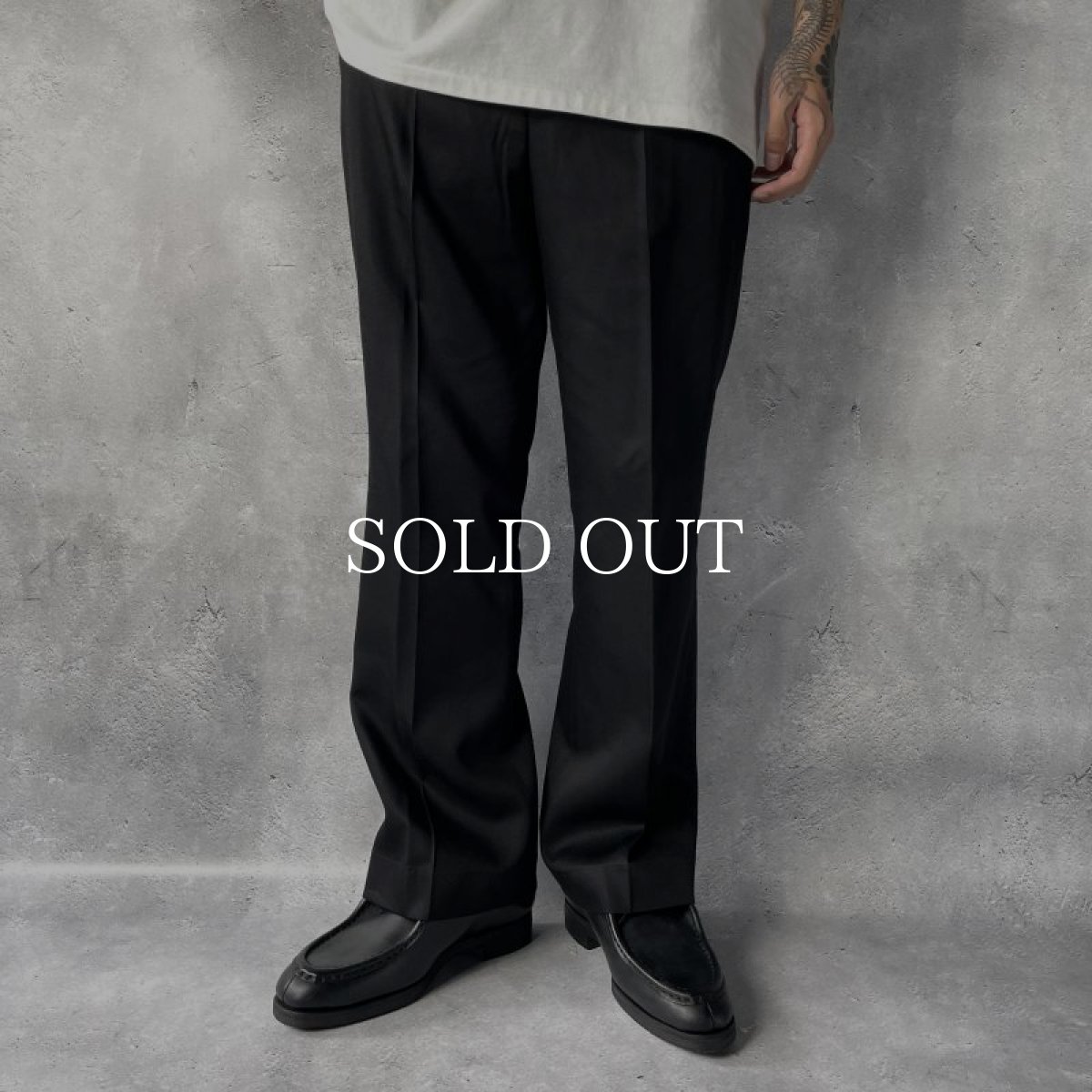 画像8: MINEDENIM  T.W Denim NHW Flare TRS (BLK) (8)