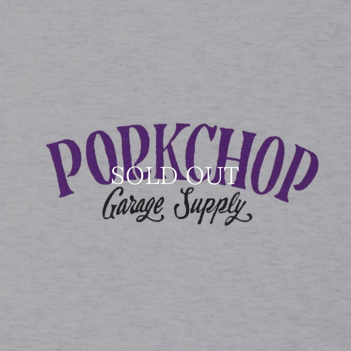 画像3: PORKCHOP GARAGE SUPPLY  PORK BACK TEE (GRAY×BKPR) (3)
