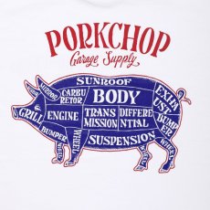 画像4: PORKCHOP GARAGE SUPPLY  PORK BACK TEE (WHITE×RDBL) (4)