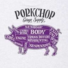 画像4: PORKCHOP GARAGE SUPPLY  PORK BACK TEE (GRAY×BKPR) (4)