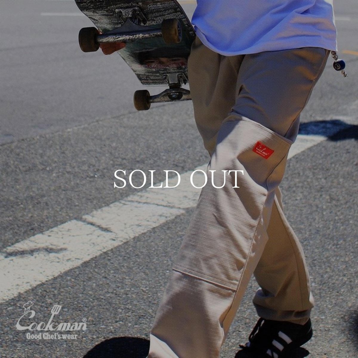 画像20: COOKMAN  Chef Pants Double knee Ripstop Beige (Beige) (20)