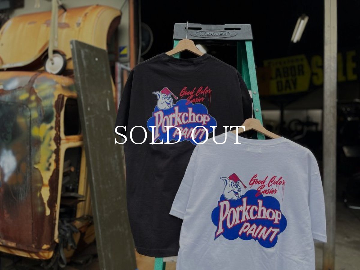 画像5: PORKCHOP GARAGE SUPPLY  PORKCHOP PAINT TEE (WHITE) (5)