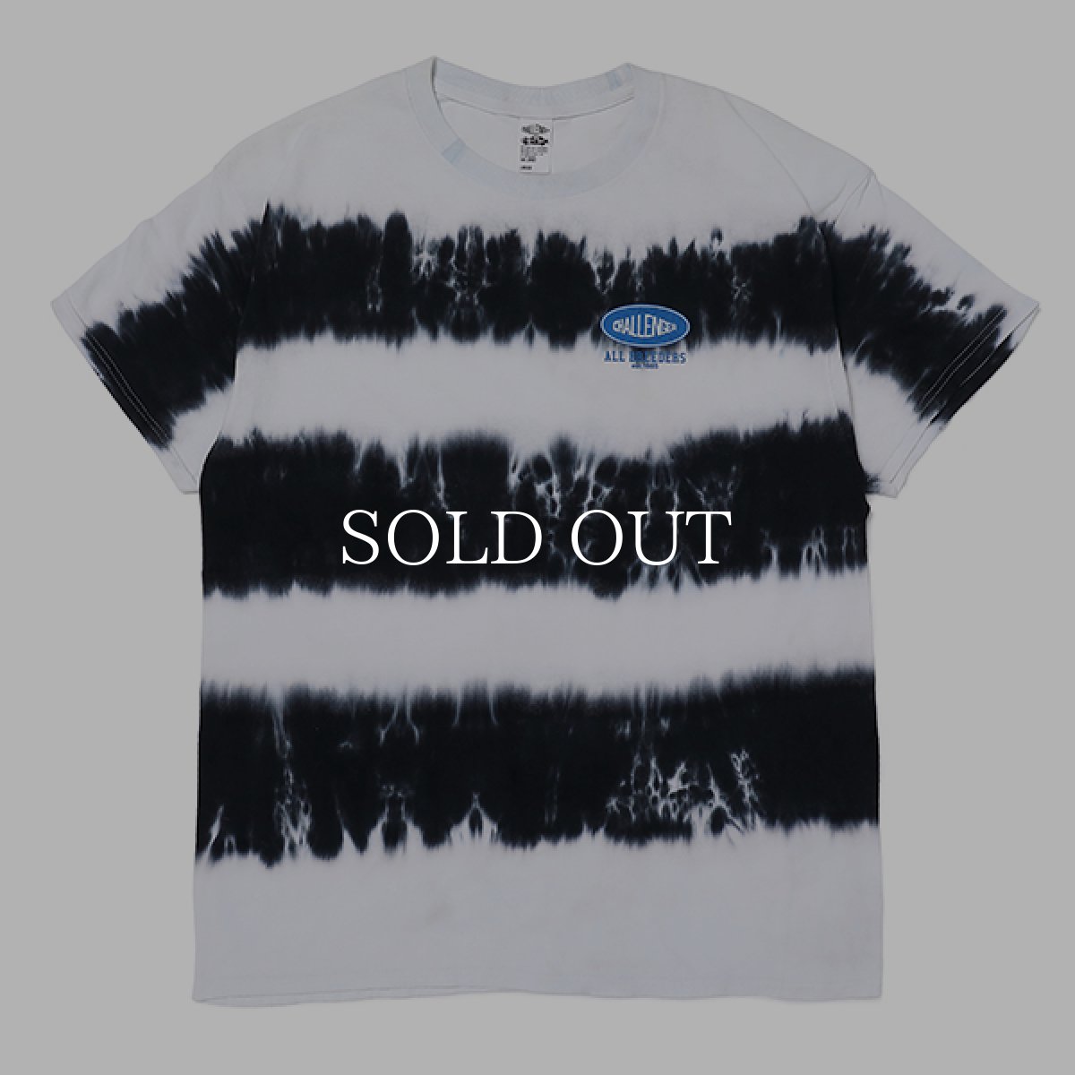 画像1: CHALLENGER  S/S TIE DYE BORDER TEE (BLACK BORDER) (1)