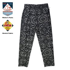 画像2: COOKMAN  Waiter's Pants Paisley Black (Black) (2)