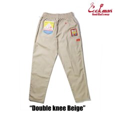 画像3: COOKMAN  Chef Pants Double knee Ripstop Beige (Beige) (3)