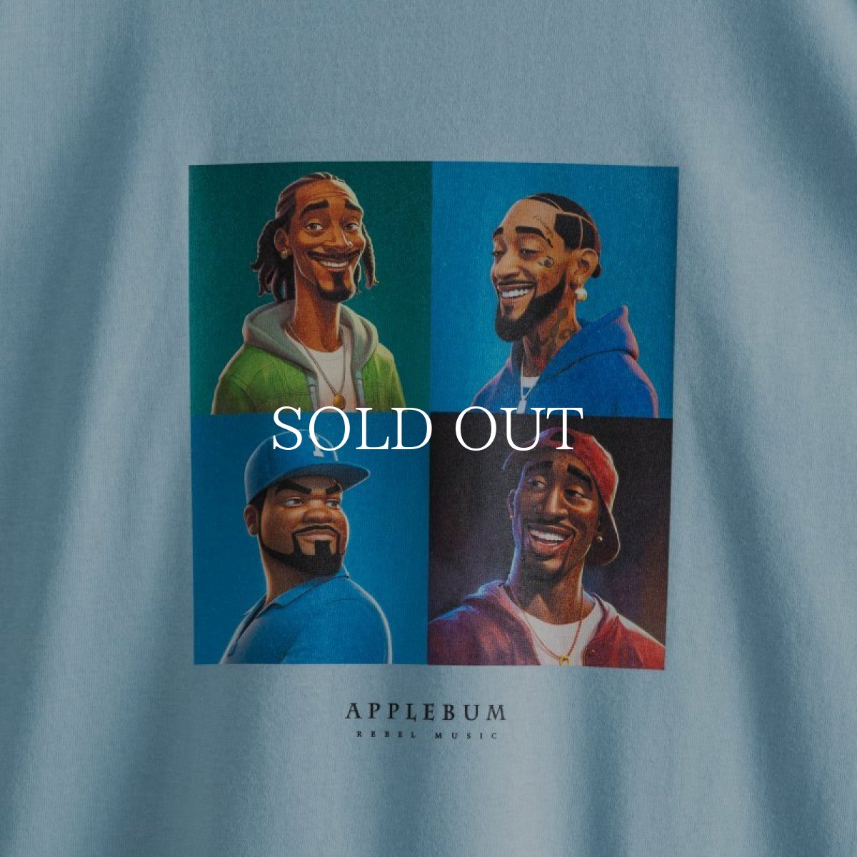 画像3: APPLEBUM  Heroes : “Westside" T-shirt (Light Blue) (3)