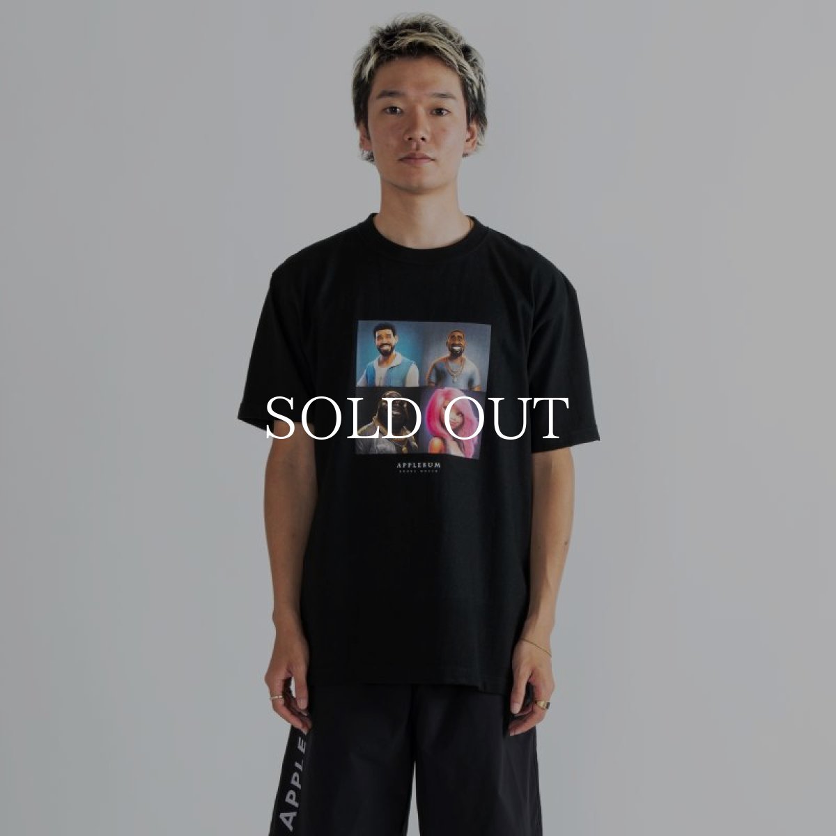 画像6: APPLEBUM  Heroes : “Bigwig" T-shirt (Black) (6)