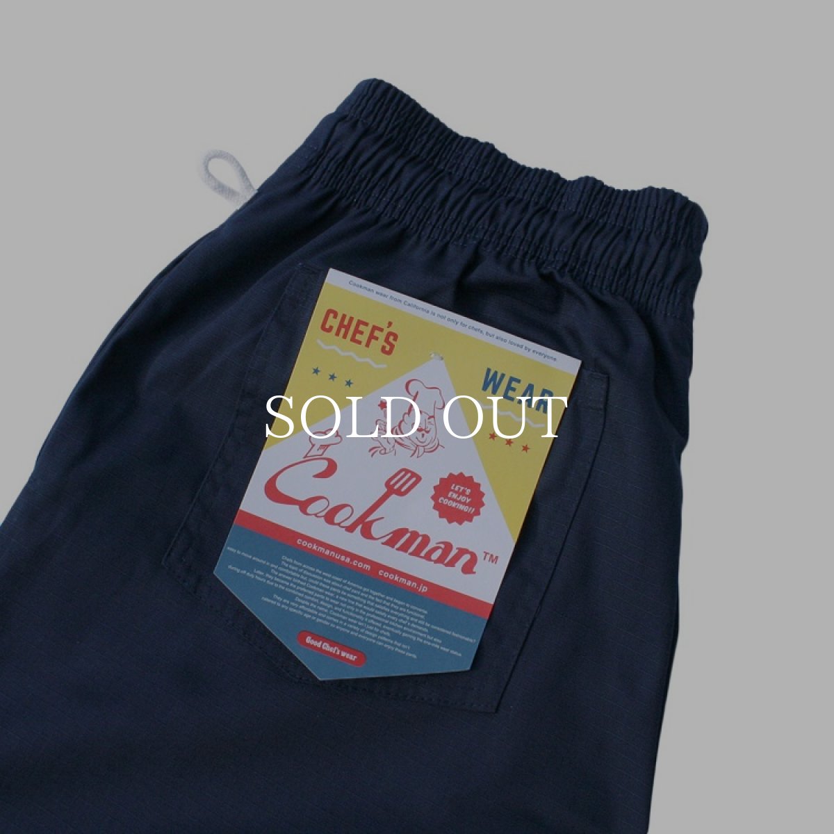 画像4: COOKMAN  Chef Pants Ripstop Navy (Navy) (4)