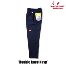 画像2: COOKMAN  Chef Pants Double knee Ripstop Navy (Navy) (2)