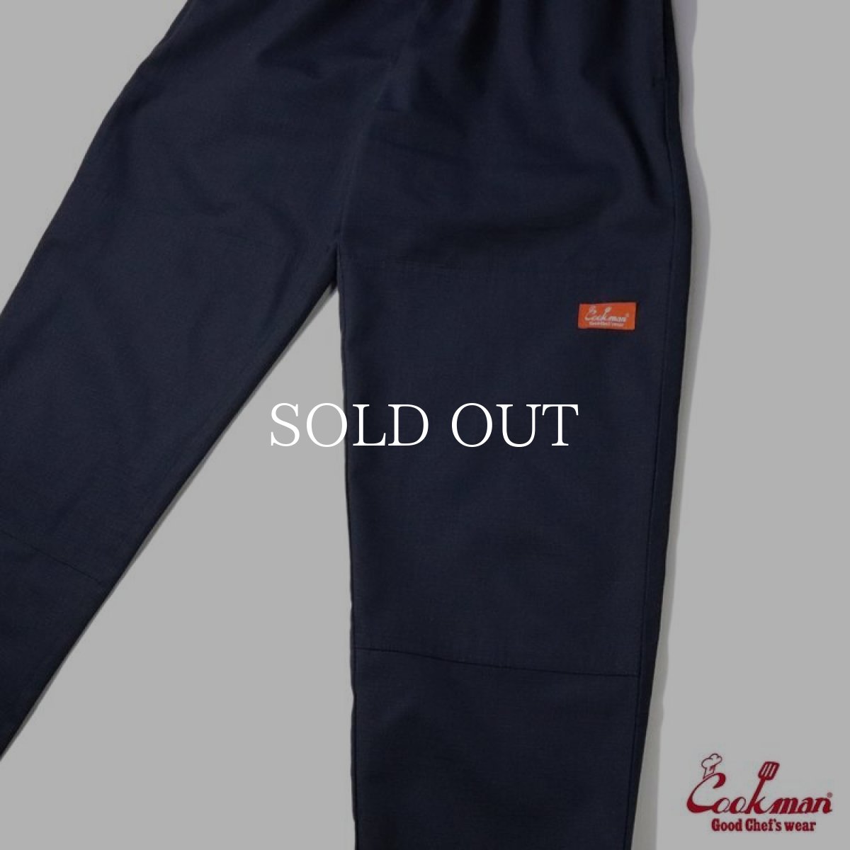 画像4: COOKMAN  Chef Pants Double knee Ripstop Navy (Navy) (4)