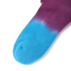 画像4: CHALLENGER  BORDER TIE DYE SOCKS (BLUE×PURPLE) (4)