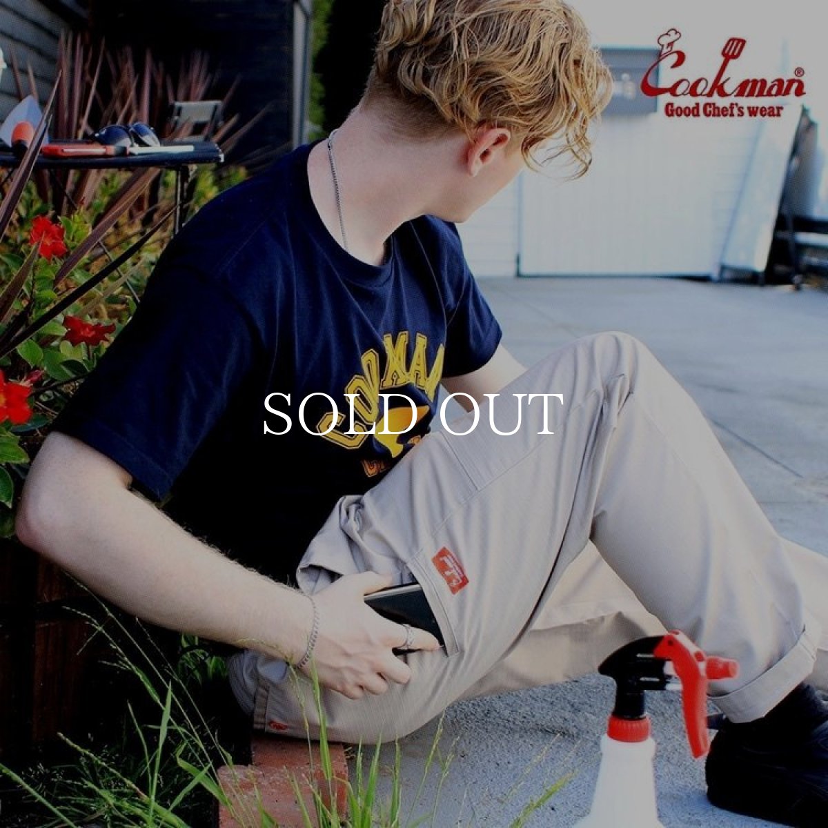 画像26: COOKMAN  Chef Pants Double knee Ripstop Beige (Beige) (26)