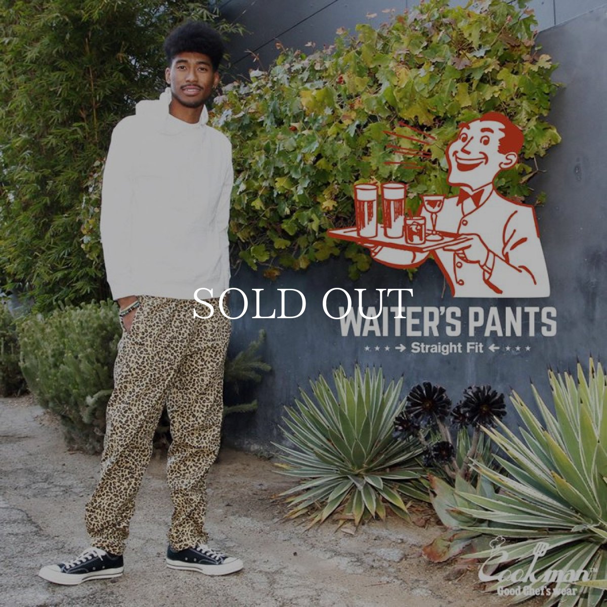 画像9: COOKMAN  Waiter's Pants Leopard Beige (Beige) (9)