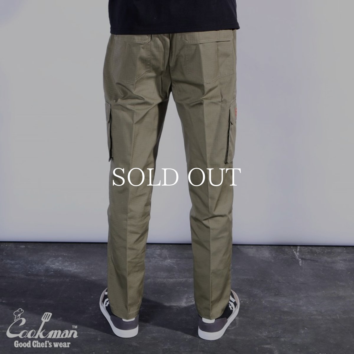 画像12: COOKMAN  Chef Pants Cargo Ripstop Olive (Olive) (12)