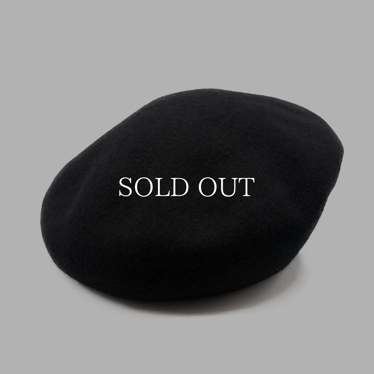 画像2: THE H.W.DOG&CO.  EMBRO BERET (BLACK) (2)
