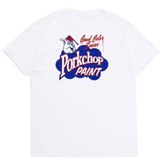 画像2: PORKCHOP GARAGE SUPPLY  PORKCHOP PAINT TEE (WHITE) (2)