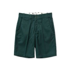 画像1: CALEE  T/C Twill chino short pants (Green) (1)