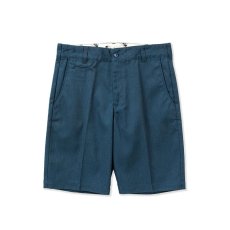 画像1: CALEE  T/C Twill chino short pants (Navy) (1)