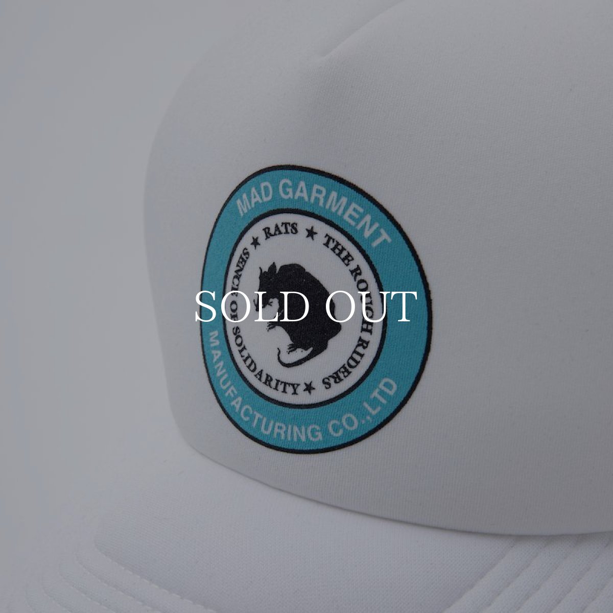 画像4: RATS  MESH CAP (WHITE x L.BLUE) (4)