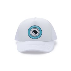 画像1: RATS  MESH CAP (WHITE x L.BLUE) (1)