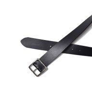 画像2: MINEDENIM  Leather Belt (BLK) (2)