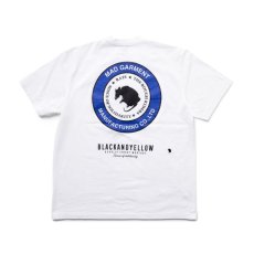 画像1: RATS  TWO WHEEL TEE (WHITE x BLUE) (1)