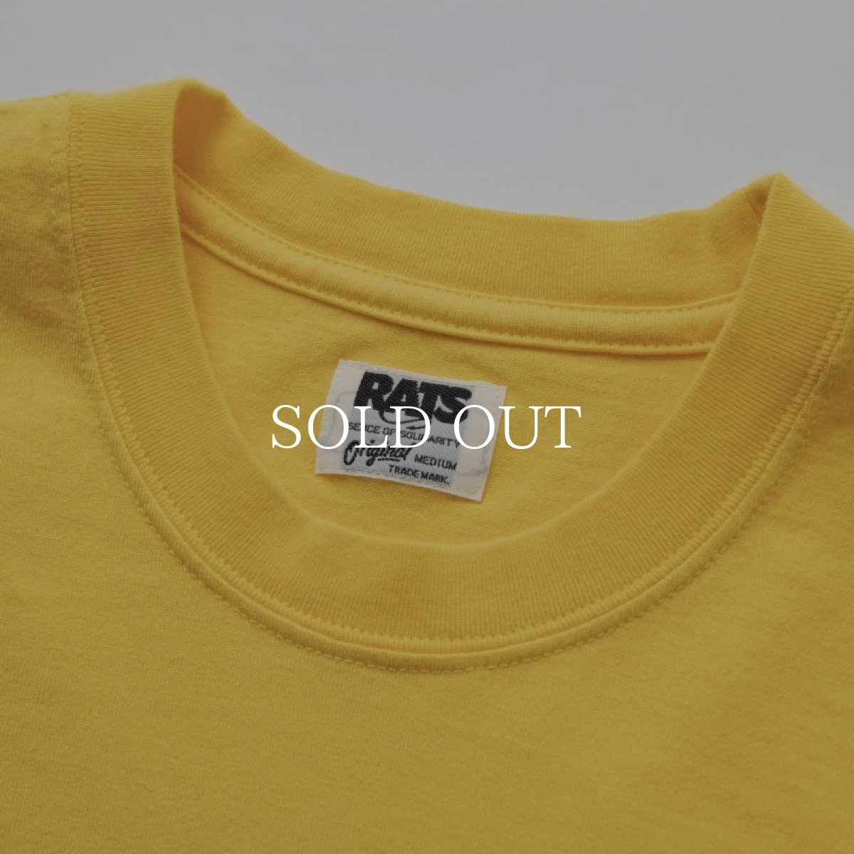 画像4: RATS  TWO WHEEL TEE (YELLOW) (4)