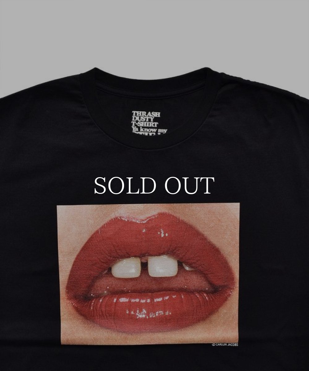 画像2: MINEDENIM  Carlijn Jacobs×Stie-lo Lips T-SH Stie-lo Lips T-SH (BLK) (2)