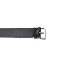 画像3: MINEDENIM  Leather Belt (BLK) (3)