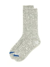 画像1: nonnative  DWELLER SOCKS HI C/A/W/P/N/P WOVEN (GRAY) (1)