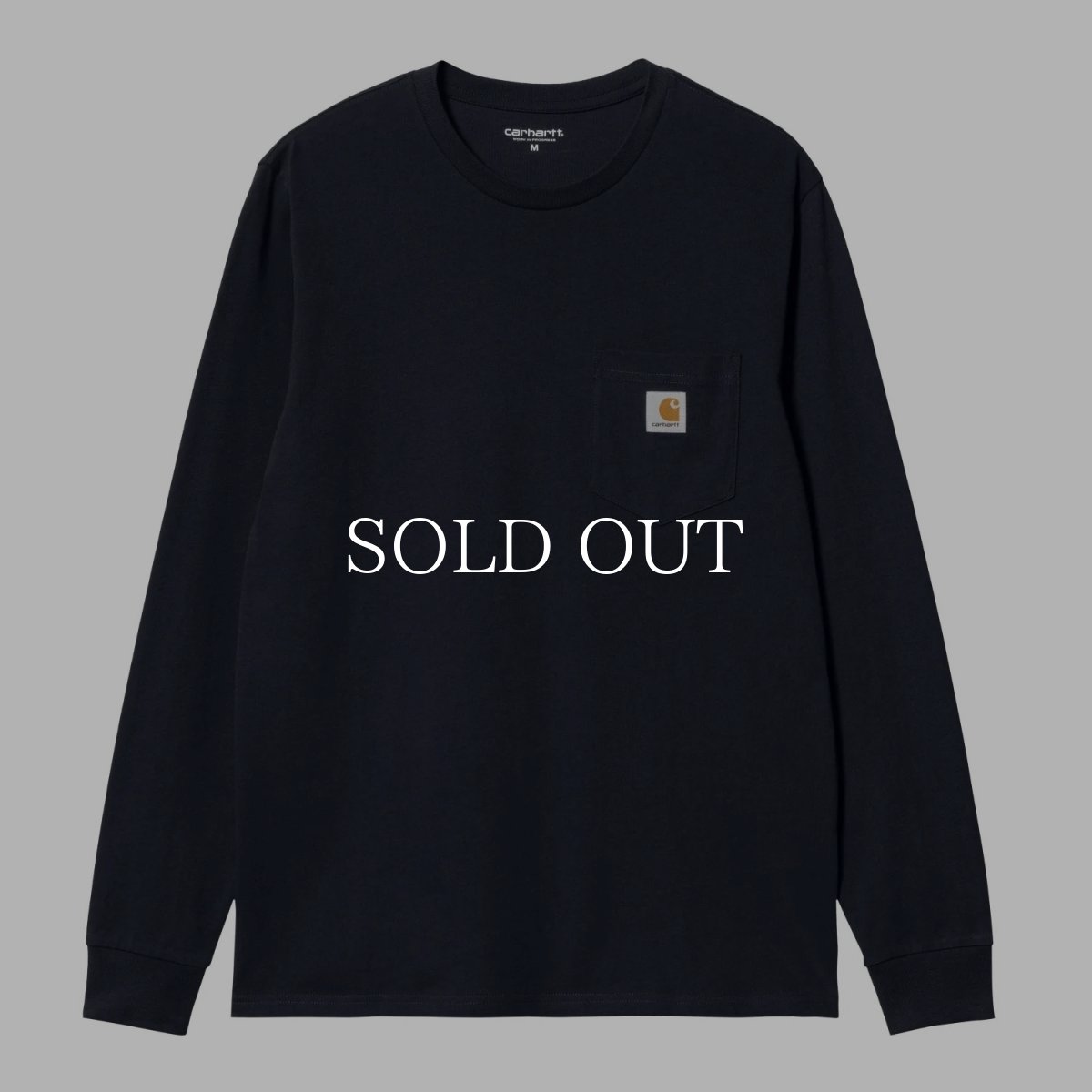 画像1: CARHARTT WIP  L/S POCKET T-SHIRT (Dark Navy) (1)