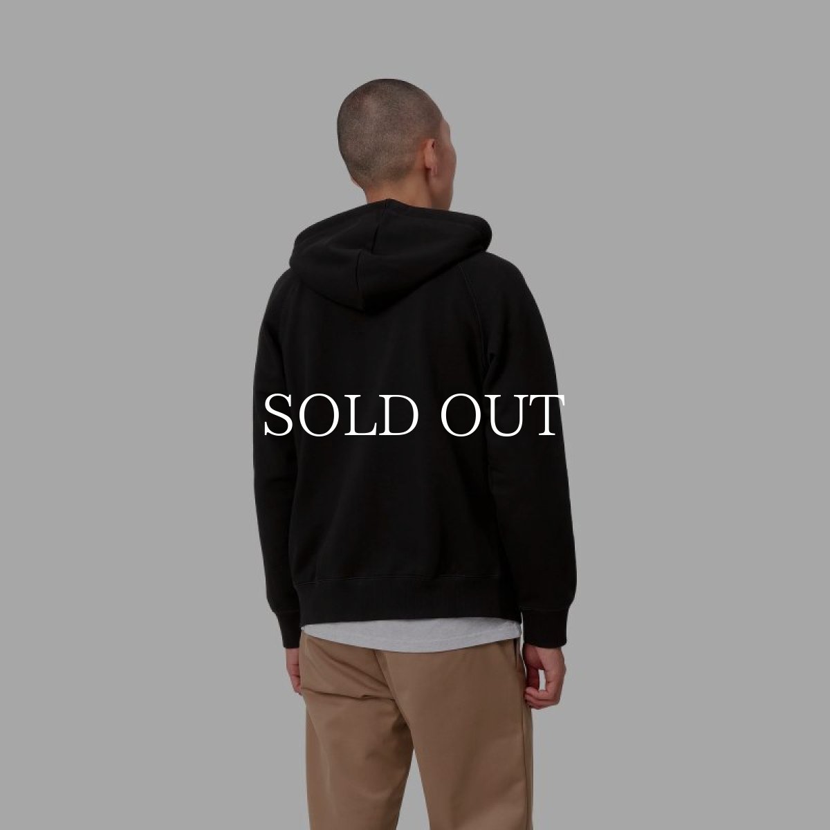 画像3: CARHARTT WIP  HOODED CHASE JACKET (Black / Gold) (3)