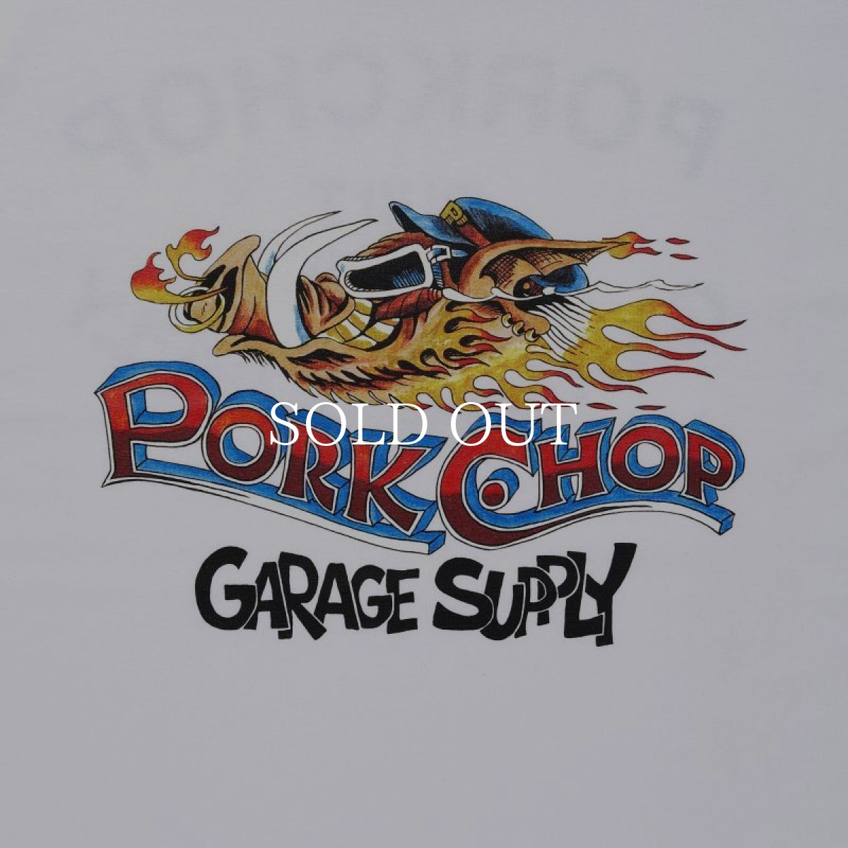 画像2: PORKCHOP GARAGE SUPPLY  WILD PORK TEE (WHITE) (2)