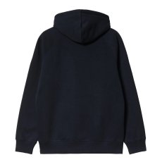 画像5: CARHARTT WIP  HOODED CHASE SWEATSHIRT (Dark Navy / Gold) (5)