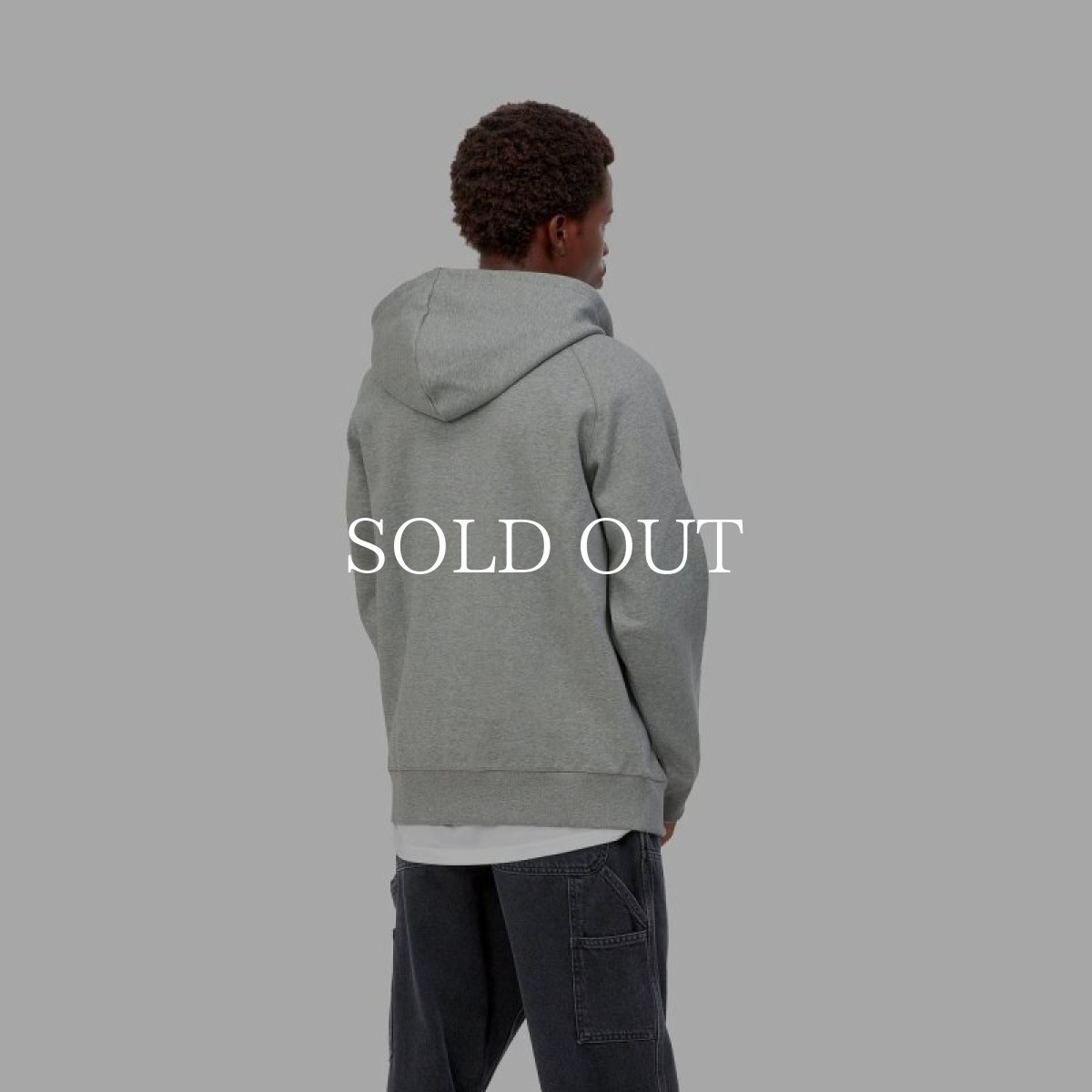 画像3: CARHARTT WIP  HOODED CHASE JACKET (Grey Heather / Gold) (3)