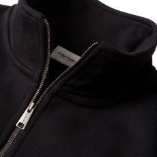 画像6: CARHARTT WIP  CHASE NECK ZIP SWEATSHIRT (Black / Gold) (6)