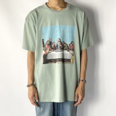 画像1: RADIALL  HEDONISM - CREW NECK T-SHIRT S/S (Sage Green) (1)